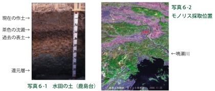 写真６：水田の土（鹿島台）