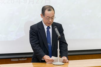 復興農学マイスター・IT農業マイスター(第1期生)の認定式